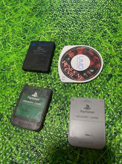 Playstation memory cards and psp movie