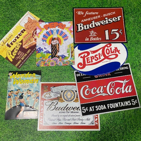 metal tin signs