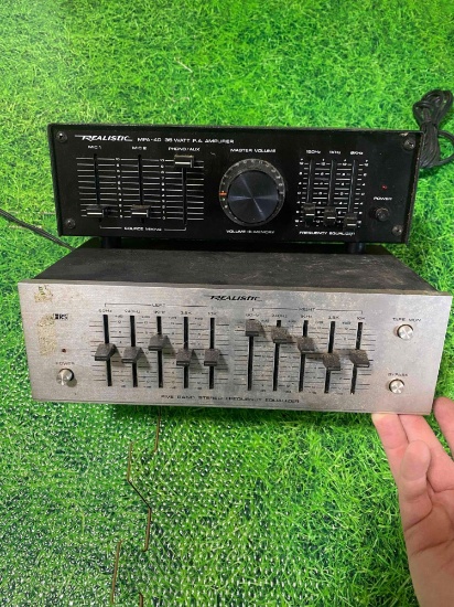 Realistic MPA-40 and Realistic frequency Equalizer