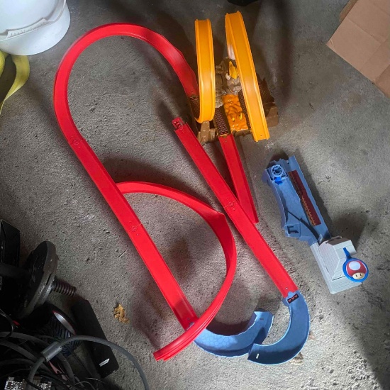 mario hot wheels track