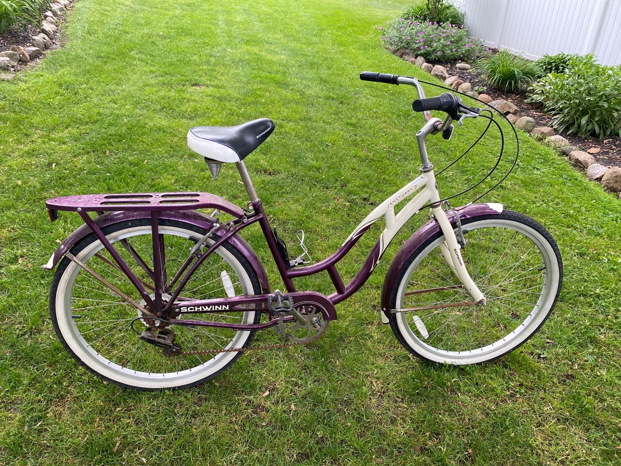 Purple Schwinn Sanctuary Women's Bike Schwinn Sanctuary