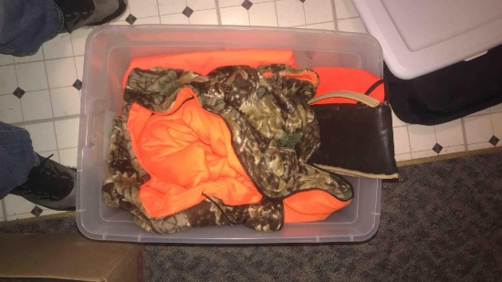 Hunting Gear With Rifle Bag