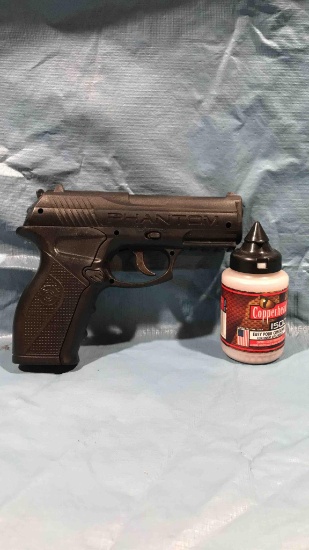Crosman Semi-Auto BB Pistol With BBs And Co2 Coups