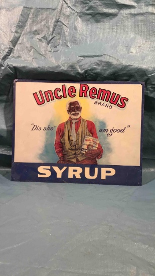 Vintage Uncle Remus Syrup Sign