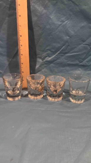 4 Miscellaneous Shot Glasses