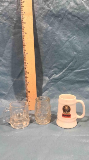 Jagermeister With Jim Beam And Miscellaneous Shot Glasses