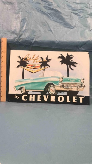 Vintage BelAir Chevrolet Sign