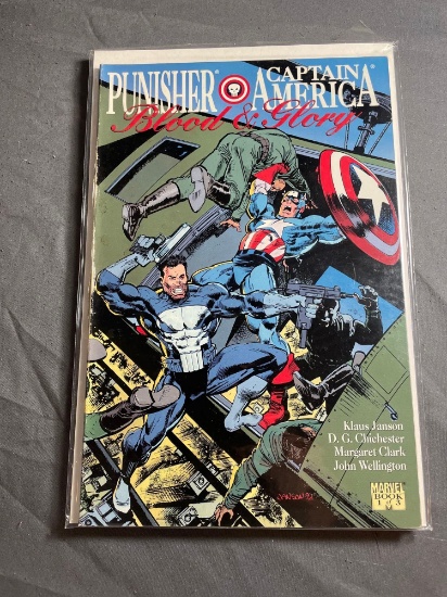 Punisher Captain America Blood And Glory