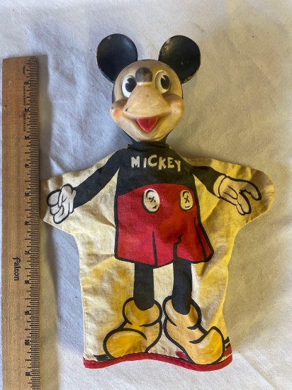 Vintage Mickey Mouse Hand Puppet