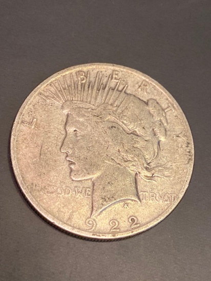 1922 Silver Peace Dollar