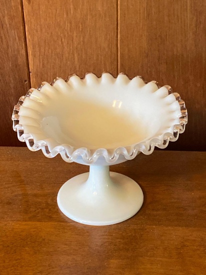 Fenton Silver Crest Candy Dish