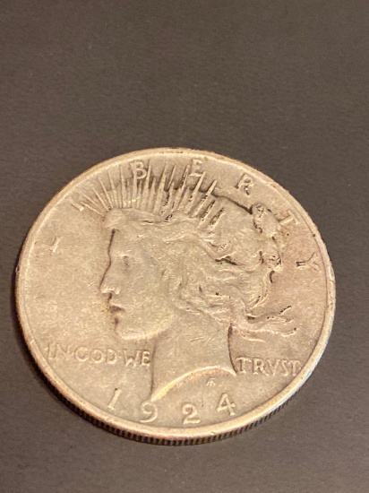 1924 Silver Peace Dollar