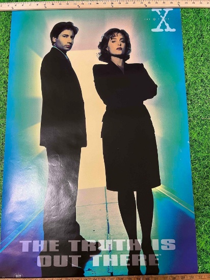 Vintage 1995 X Files Poster