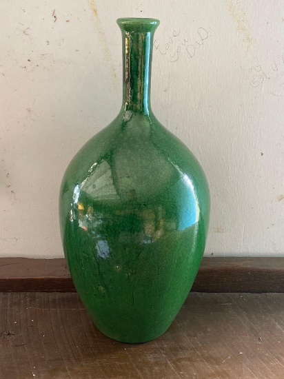 Large Green Decorative Vase
