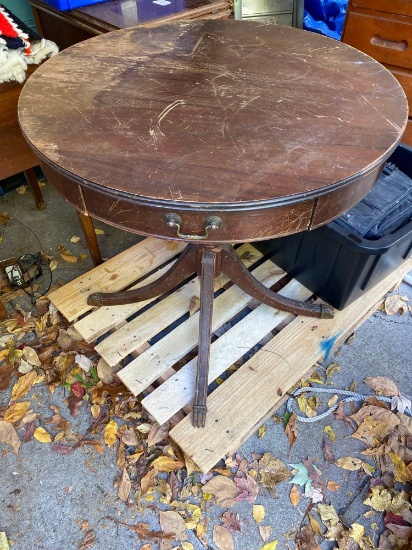 Antique Claw Foot Round Table