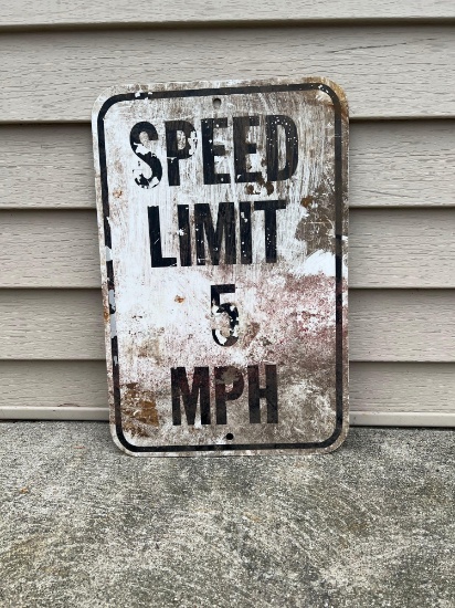 Speed Limit 5 MPH Sign