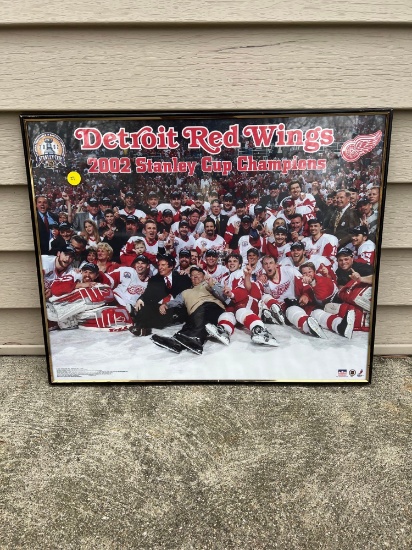 2002 red wings champion poster