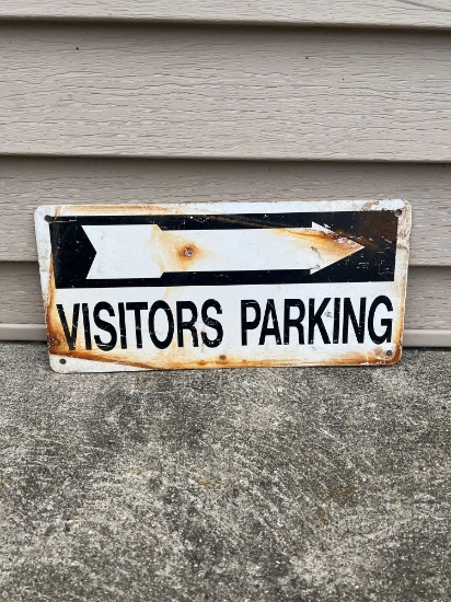 visitor parking thick metal