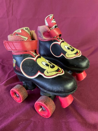 Vintage Mickey Mouse Roller Skates