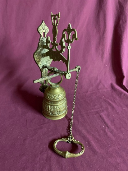 Vintage Brass Dinner Bell
