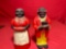 Vintage Aunt Jemima and Uncle Mose Salt and Pepper Shakers