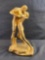 Kissing Couple Plaster Statuette