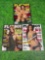 3 playboy magazines