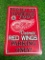 1997 Detroit red wings parking sign