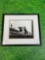 Vintage Kentucky Derby Framed black and white photo