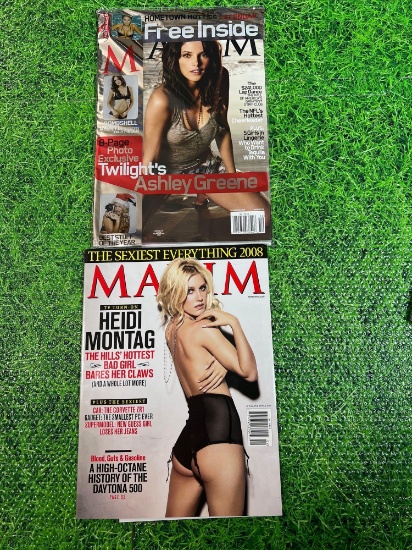 2 Maxim magazines 08-09