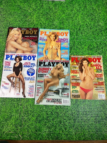 5 2000s Playboy magazines