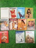 1969 Playboy magazine collection 11 issues