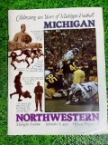1979 michigan vs northwestern program