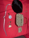 Vintage Purses, Pins, Necklaces