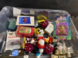 Box Lot California Raisins, Ornaments, & Misc