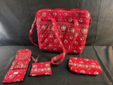 Vera Bradley Purse Set Red