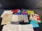 Assorted Scarves & Linens