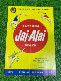 1971 Daytona beach jai alai program