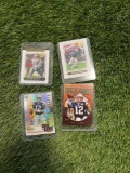 4 Tom brady Topps football cards 04-05