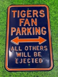Detroit Tigers fan parking sign