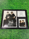 framed blues brothers photo collectible