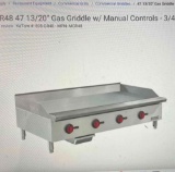 New In Box Griddle Flat Top Cooker