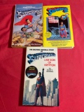 Vintage Superman PB books (3)