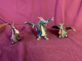 Schleich and Papo Dragons (3)