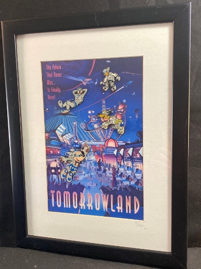 Tomorrowland Framed Pin Set
