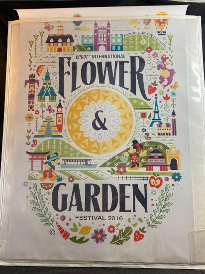 Epcot International Flower & Garden Festival Poster
