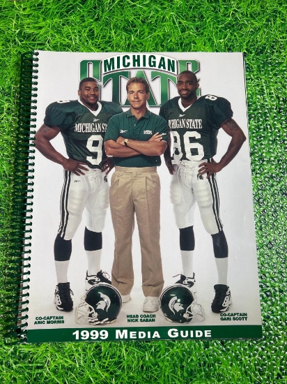 1999 Michigan State Media Guide Nick Saban