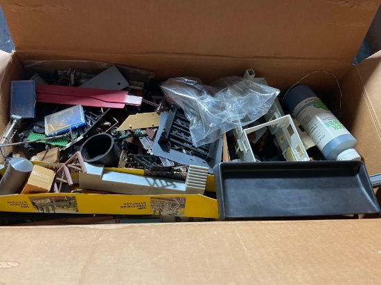 Large Lot of Train Parts and Accessories