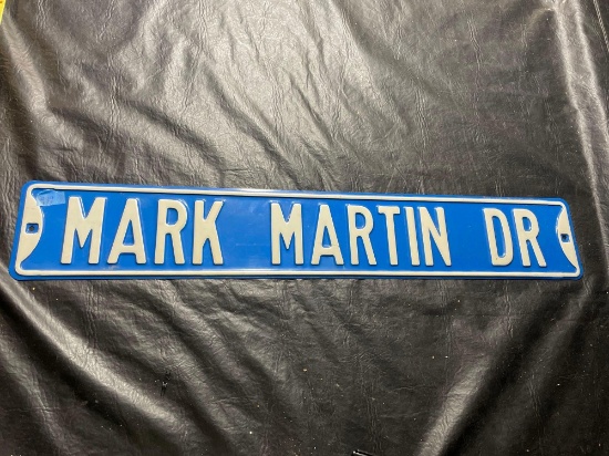 Mark Martin Metal Sign