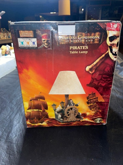 Pirates of the Caribbean Pirate Lamp NIB